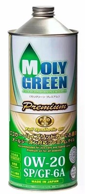 MOLYGREEN PREMIUM 0W-20 SP/GF-6A (1л) 10011
